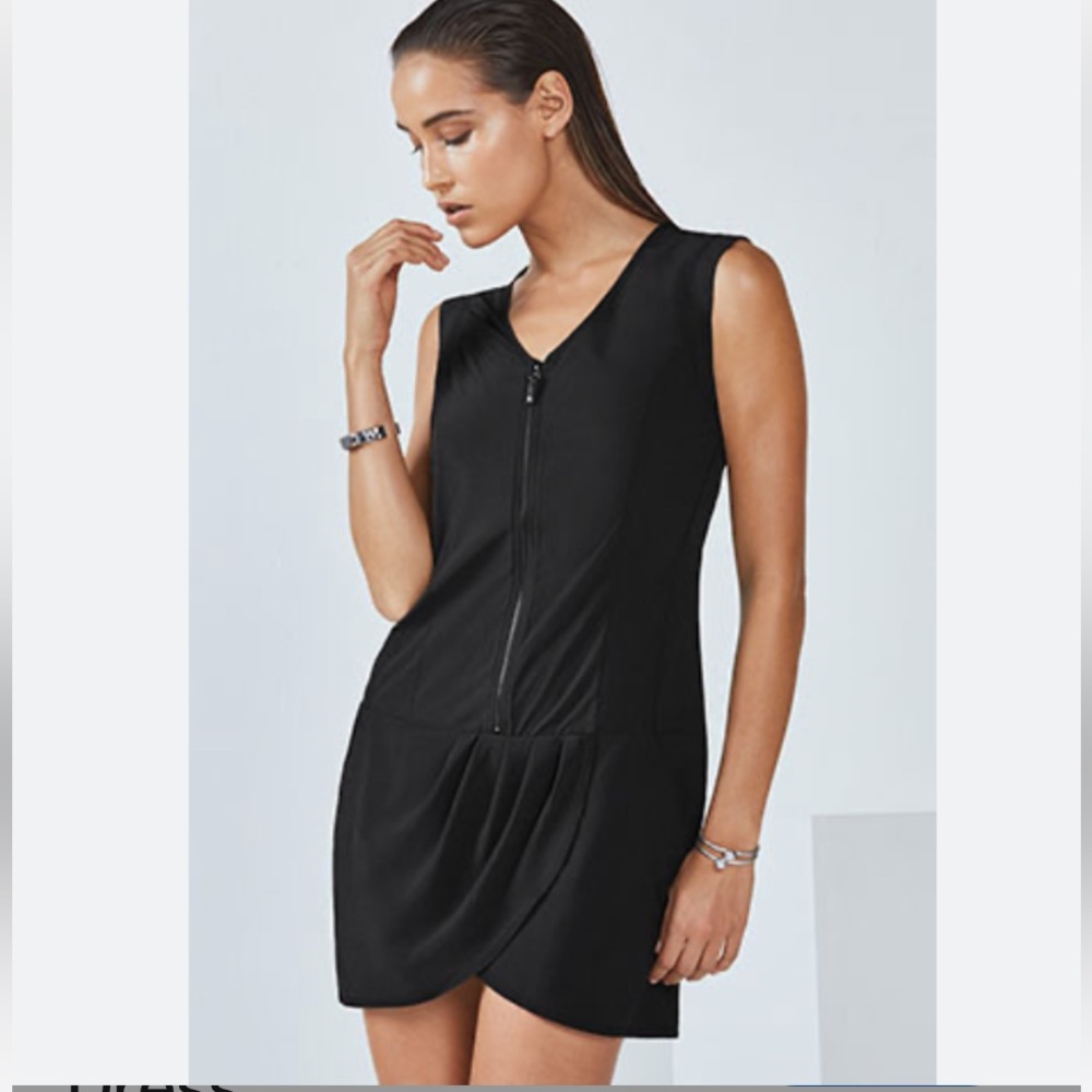 Fabletics Adira Black Cover Up Dress, Size M, NWT